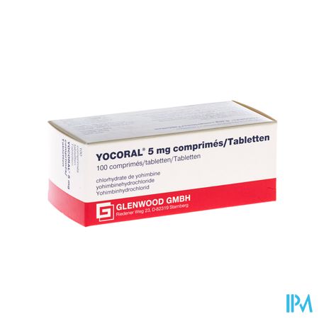 Yocoral 5mg Glenwood Tabl 100