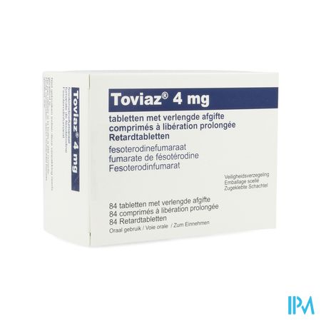 Toviaz 4mg Abacus Verlengde Afgifte Comp 84