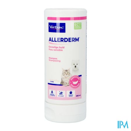 Allerderm Sensitive Skin Sh Chien+chat 250ml