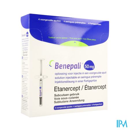 Benepali 50mg Opl Inj Voorgevulde Spuit 4