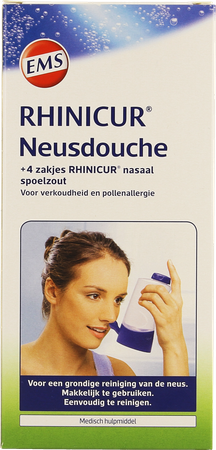 Rhinicur Douche Nasale + 4 Zakjes Spoelzout 8