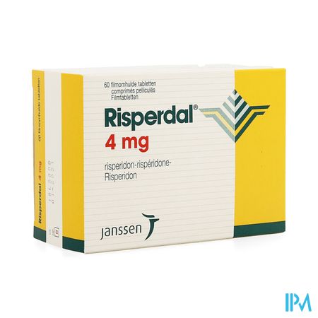 Risperdal Comp Pell 60 X 4mg