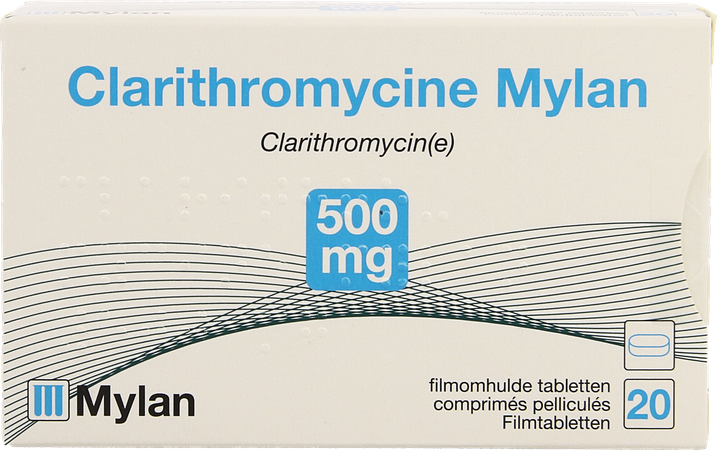 Clarithromycine Viatris 500mg Comp Pell 20 3