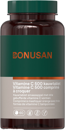 Vitamine C-500 Comp A Croquer 60 Bonusan 2