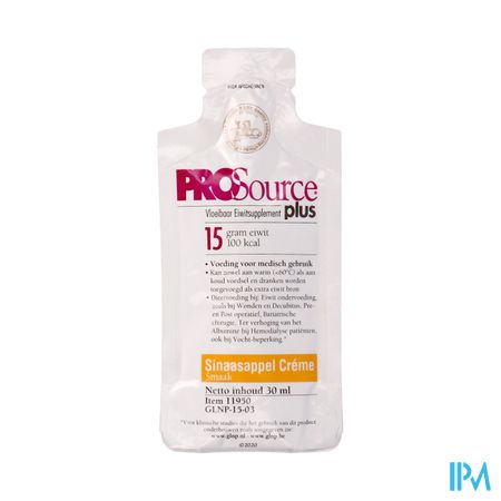 Prosource Plus Cr Sinaasap. 15g Eiwit Zakje 1x30ml