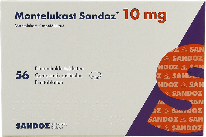 Montelukast Sandoz 10mg Comp Pell 56 X 10mg 2