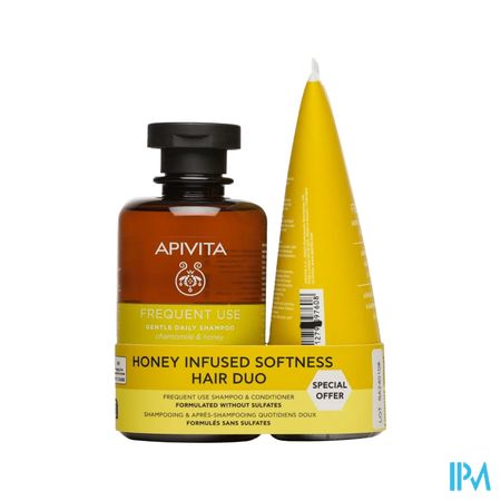 Apivita Moisturizing Shampoo 250ml + Condit. 150ml