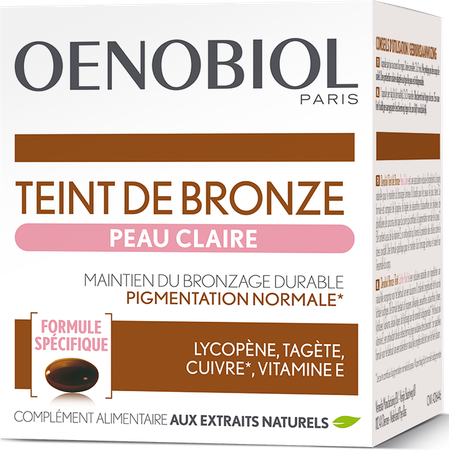 Oenobiol Bronze Teint Lichte Huid Caps 30 5