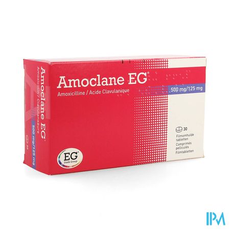 Amoclane EG 500Mg/125Mg Filmomh Tabl 30