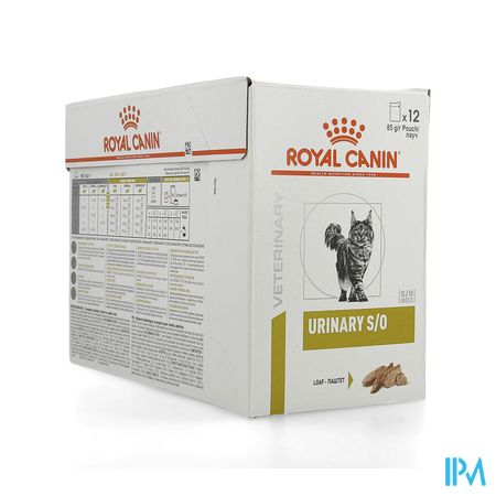 Royal Canin Cat Urinary S/o Loaf Wet 12x85g