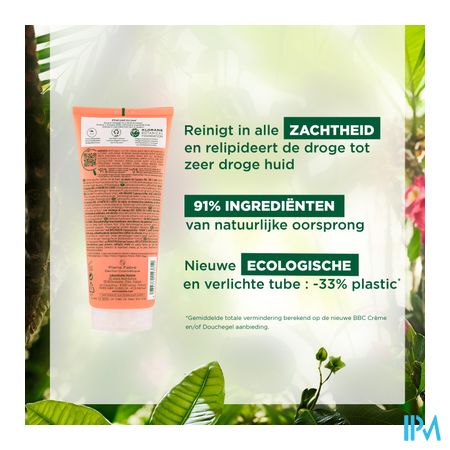 Klorane Lichaam Douchecr Lait Rose 200ml Nf 6