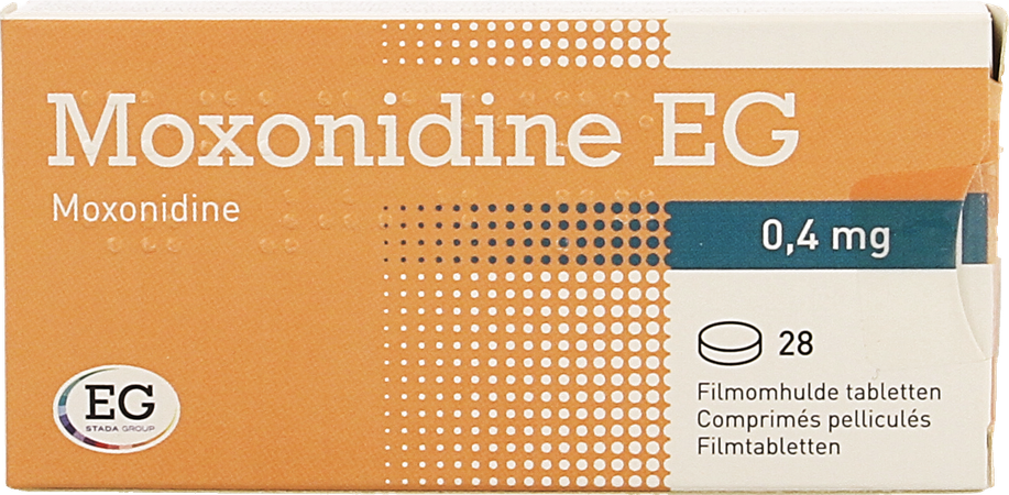 Moxonidine EG Comp 28X0,4Mg 1