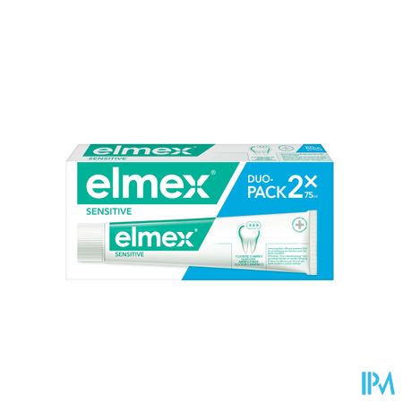 Elmex Sensitive Dentifrice Duo Tube 2x75ml
