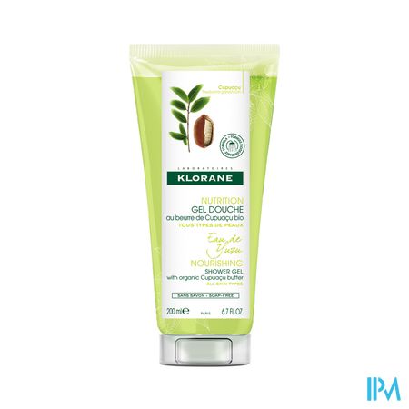 Klorane Lichaam Douchegel Yuzuwater 200ml