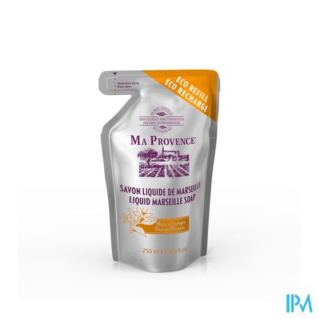 Ma Provence Savon Liquide Orange Recharge 250ml