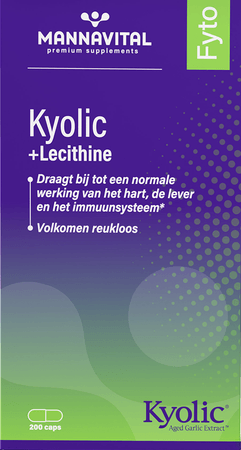 Mannavital Kyolic + Lecithine Caps 200