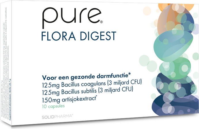 Pure Flora Digest Caps 10 Vervangt 4429-908 2