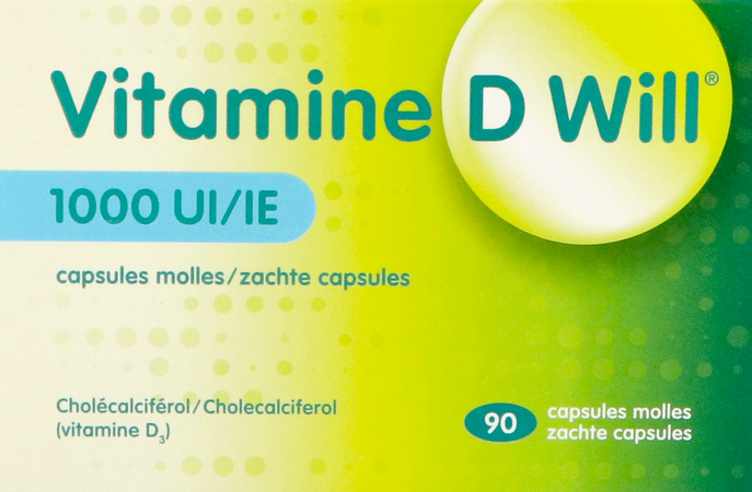 Vitamine D Will 1000ie Zachte Caps 90 1