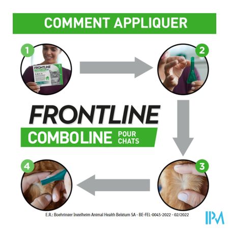 Frontline Combo Line Cat 6x0,5ml 5