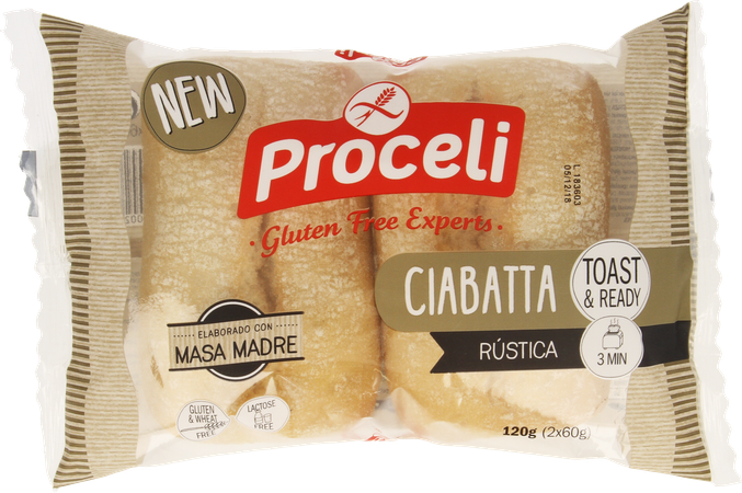 Proceli Ciabatta Rustica 120g Revogan 1