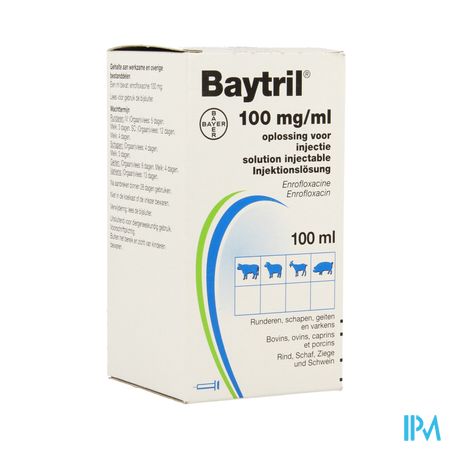 Baytril 10% Opl Inj Fl 100ml