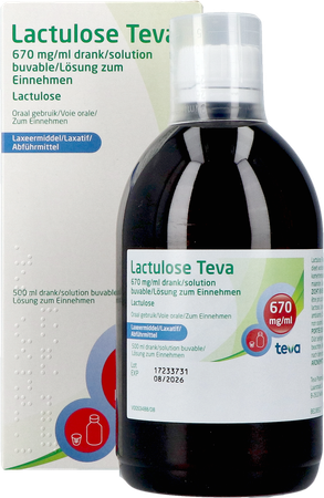Lactulose Teva Sol Per Os 500ml 6