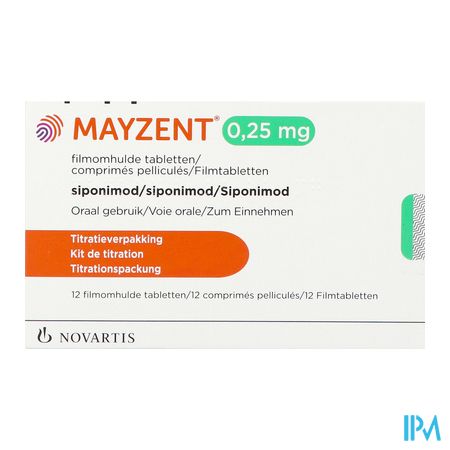 Mayzent 0.25 mg compr. pellic. 12 1