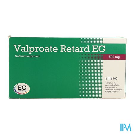 Valproate Retard EG 500Mg Liber Prol Comp 100 1