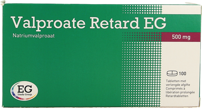 Valproate Retard EG 500Mg Verl Afgifte Tabl 100 1