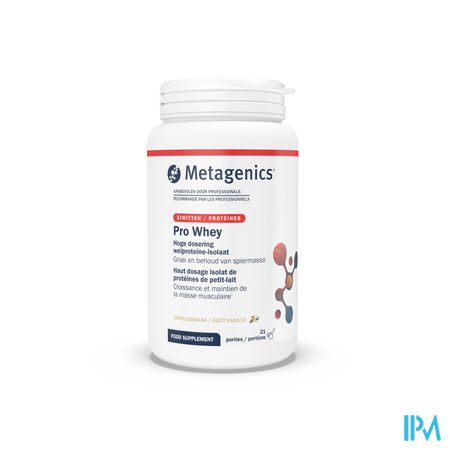 Pro Whey Vanille Nf Pdr 21port. Metagenics