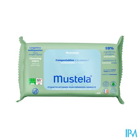 Mustela Lingettes Nettoyantes Parfumees 60