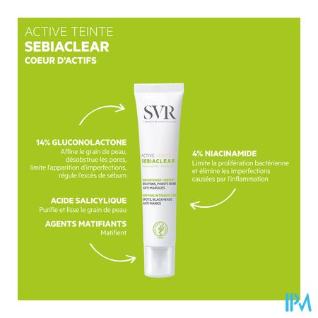 Svr Sebiaclear Active Teintee 40ml 4