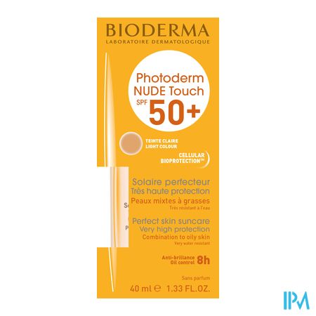 Bioderma Photoderm Nude Touch Spf50+ Licht 40ml 2