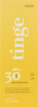 Tinge Creme Solaire Minerale Spf30 Tube 100ml 1