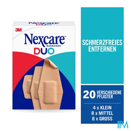 Nexcare 3m Duo Pansement Assortiment 20 8