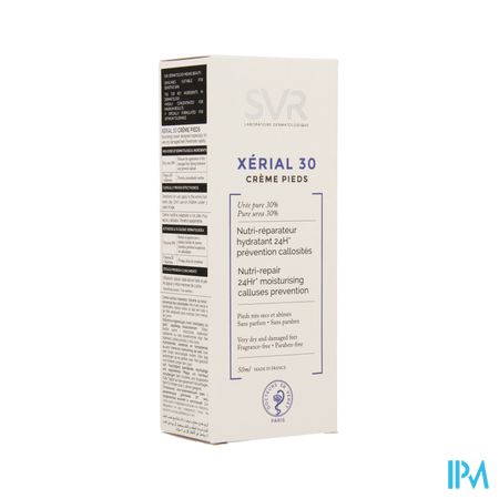 Svr Xerial 30 Voetcreme Tube 50ml