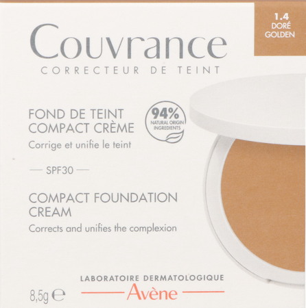 Avene Couvrance Fond Teint Compact 1.4 Dore 8.5g 5