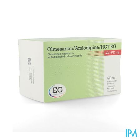 Olmesartan/Amlodipin/Hct EG 40/10/25,0 Comp Pel100 1