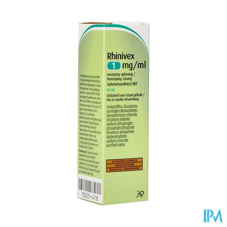 Rhinivex 1mg/ml Spray Nasal Sol 10ml