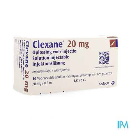 Clexane Ser Inj 10 X 20mg/0,2ml