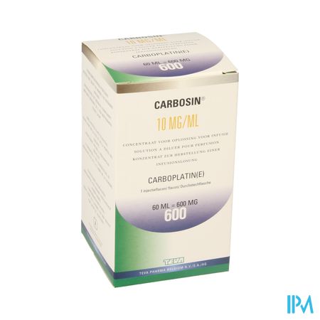 Carbosin 600mg Vial Iv 60ml 10mg/ml