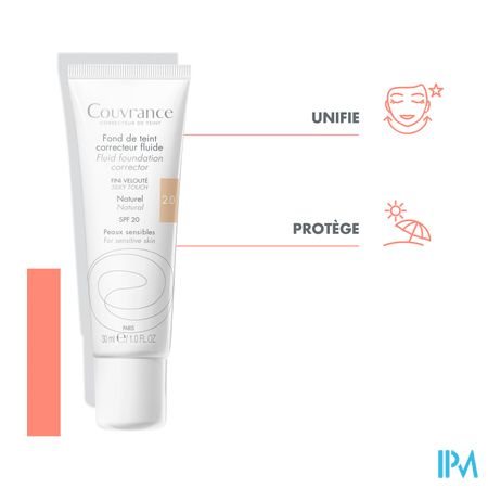 Avene Couvrance Fdt Correct. Fluide 2 Naturel 30ml 7
