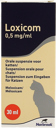 Loxicom 0,5mg/ml Orale Suspensie Kat Fl 30ml 1