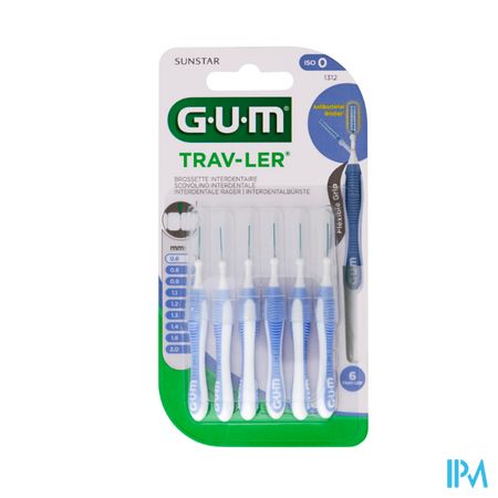 Gum Trav-ler Interdent.borsteltje 0,6mm 6 1312m6