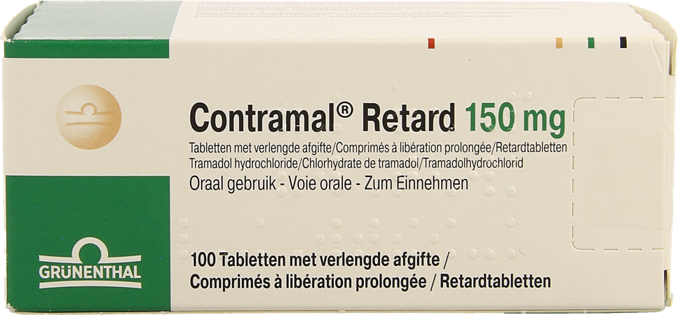 Contramal Retard 150mg Verl.afgifte Comp 100 1