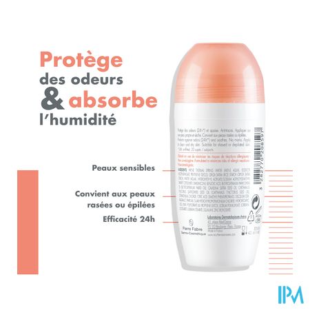 Avene Body Deodorant Efficacite 24h 50ml Nf 5