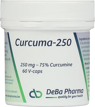 Curcuma-250 Caps 60 Deba 4