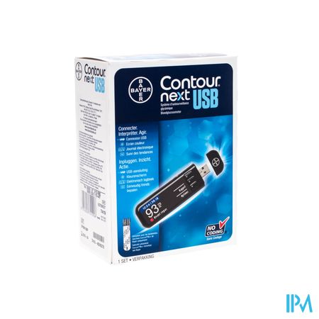 Bayer Contour Next Usb Bloedglucosemeter 1