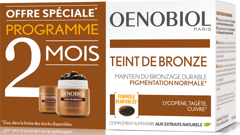 Oenobiol Bronze Teint Caps 2x30 3