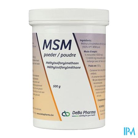 Msm Pdr Soluble/ Oplosb 500g Deba 3